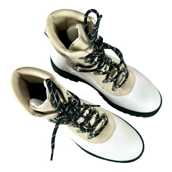 & Other Stories Women’s Leather Lace-Up Hiking Boots US 7 - Picture 7 of 16